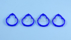Изображение прокладки впускного коллектора logan/largus 8 клап. (к-т 4шт) синий силикон 7701471932 "птп" от Автостем