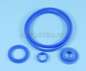 Изображение р/к масляного фильтра для а/м газ 53/3307 (двиг змз 511) (к-т 4шт) синий силикон птп от Автостем