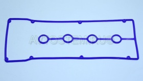 Изображение прокладка клапанной крышки змз 405 евро-3 в сборе с колодцами (8 отверстий) синий силикон "лв" от Автостем