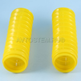 Изображение пыльник (чехол) амортизатора задней подвески ваз 2108/21082/2115 (к-т. 2 шт) желтый полиуретан cs-20 от Автостем