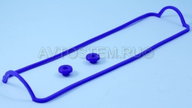 Изображение комплект для клапанной крышки ваз 2108/10/1118/2170/2190 (к-т 3 шт) синий силикон "лв" от Автостем