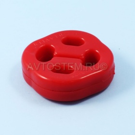 Изображение подушка (крепления) глушителя ваз 1118/2190 красный полиуретан "comfort" пик от Автостем
