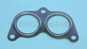 Изображение прокладка патрубка турбокомпрессора для а/м камаз евро (очки) металл "квадратис" от Автостем