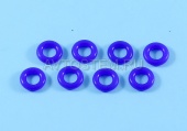 превью кольцо форсунки ваз 2110-15, 2170, газ 406, 405, 4216 синий силикон (к-т 8шт) "лв" от Автостем 