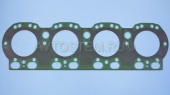 превью прокладка гбц ямз 238 н/о металлическая+силикон зеленый (общая) "птп" от Автостем 