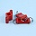 превью подушка (крепления) глушителя ваз 2101-07 (к-т 3шт) красный полиуретан "пик" от Автостем 
