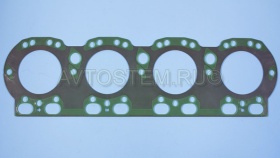 Изображение прокладка гбц ямз 238 н/о металлическая+силикон зеленый (общая) "птп" от Автостем