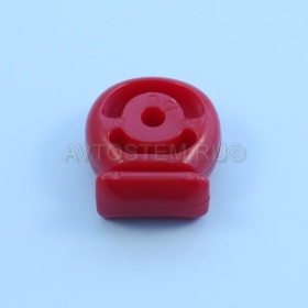 Изображение подушка (крепления) глушителя ваз 2110/21213 (будильник) красный полиуретан comfort от Автостем