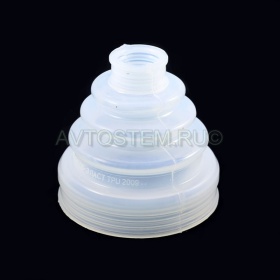 Изображение пыльник (чехол) шрус карданного вала ваз 2123 н/о прозрачный полиуретан в упаковке "резинотехника" от Автостем