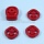превью подушка (крепления) глушителя ваз 2110/11/12 (к-т 4шт) красный полиуретан comfort "пик" от Автостем 
