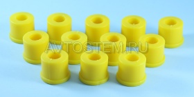 Изображение втулки рессоры уаз 469 (к-т 12шт) желтый полиуретан 469-2902028 от Автостем