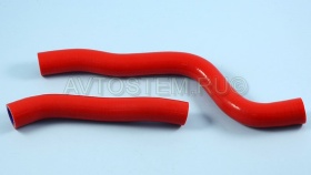 Изображение патрубки отопителя ваз 2123 (к-т 2шт) красный силикон "птп" от Автостем